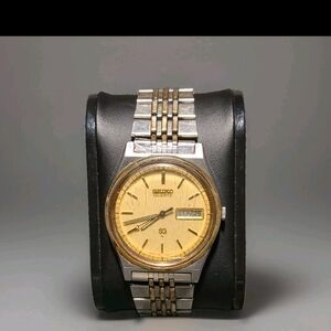 Seiko Two-Tone Silver and Gold Bracelet Watch